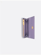Caro XS Supple Cannage Calfskin Card Wallet Lilac Dior