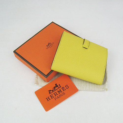 Hermes Wallet H006 Ladies Yellow
