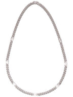 CELINE Men's Triomphe Gourmet Necklace Silver