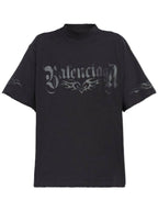Balenciaga Balenciaga T-shirt With Print, Women's, Black