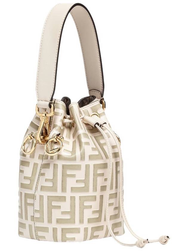 Fendi Mon Tresor Small Bucket Bag Beige