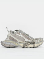 Balenciaga 3XL Mesh Panel Low Top Sneakers Grey