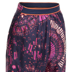 Christian Dior kaleidoscope animal print cotton wide pants