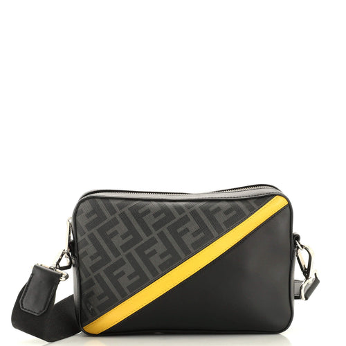 FENDI Camera Case Bag Zucca Coated Canvas and Leather Small