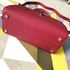 Dior Diorever Tote Bag In Red Calfskin Leather