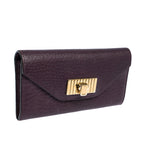 Chloe Purple Leather Sally Continental Wallet..