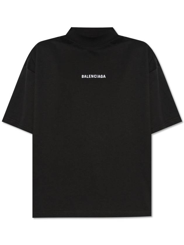 Balenciaga Balenciaga T-shirt With Logo, Women's, Black