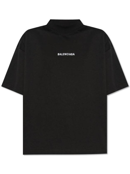 Balenciaga Balenciaga T-shirt With Logo, Women's, Black