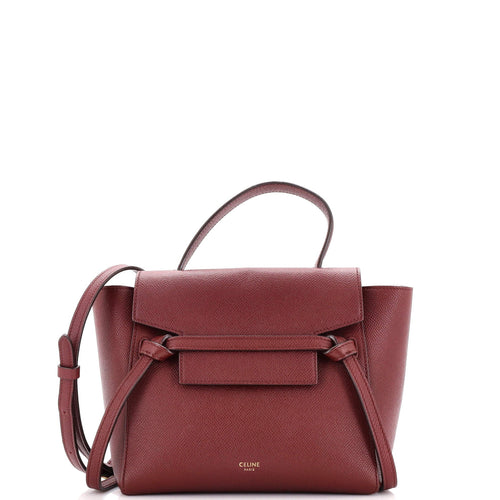 Celine Belt Bag Textured Leather Nano