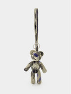 Burberry Knit Tom Keychain - Burberry - Cotton - Neutral
