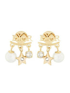 Clair D Lune Earrings Gold Dior