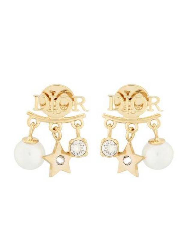 Clair D Lune Earrings Gold Dior