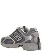 Fendi Faster Trainer Low Top Sneakers Grey