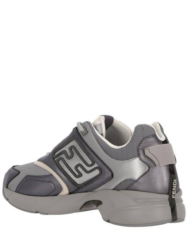 Fendi Faster Trainer Low Top Sneakers Grey