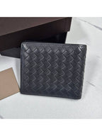 Bottega Veneta Intrecciato half wallet gray