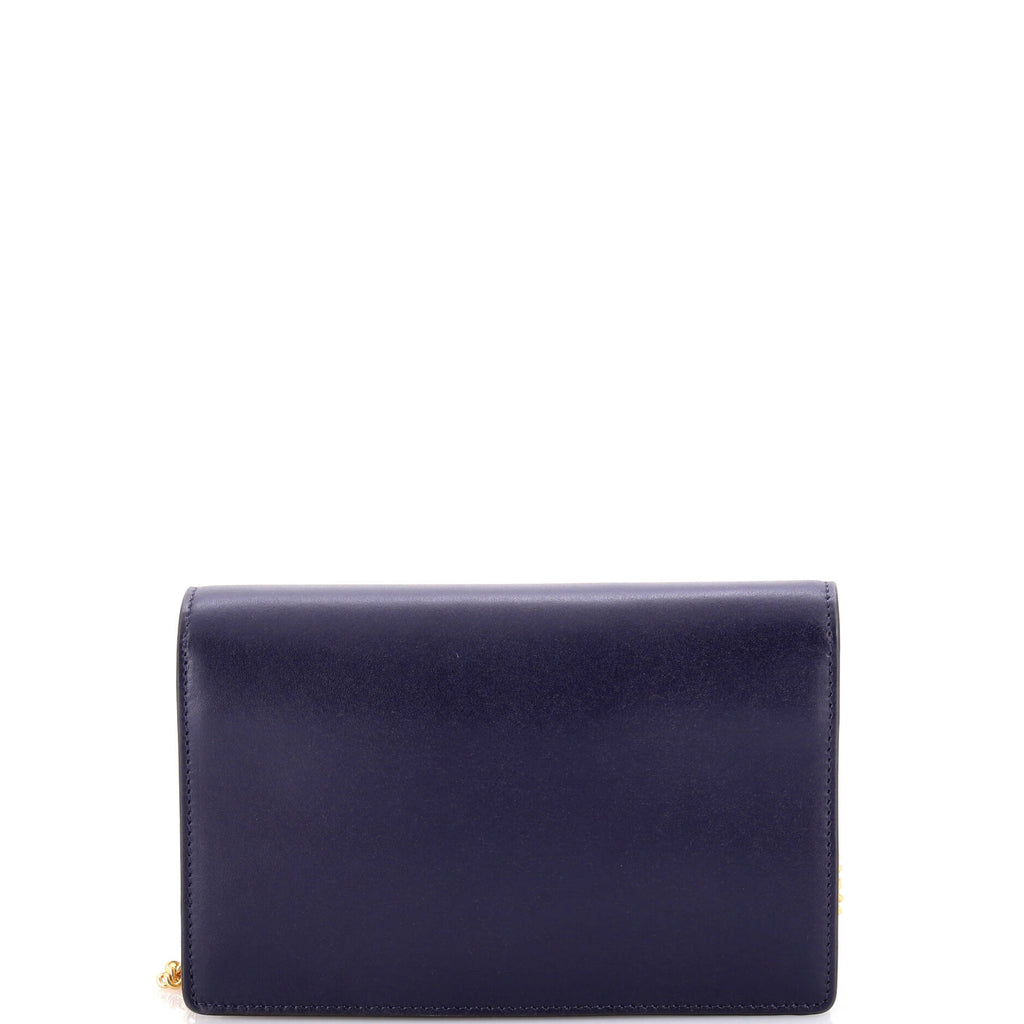 F is Fendi Envelope Wallet on Chain Leather
