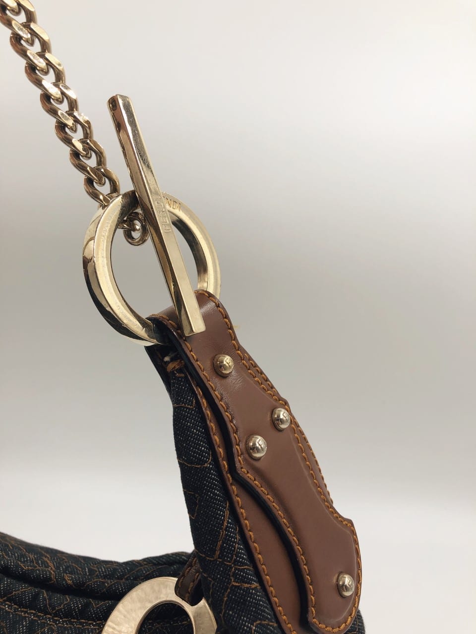 Fendi Hobo with Chain Handle