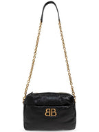 Balenciaga Monaco Camera Small Cross Bag Black