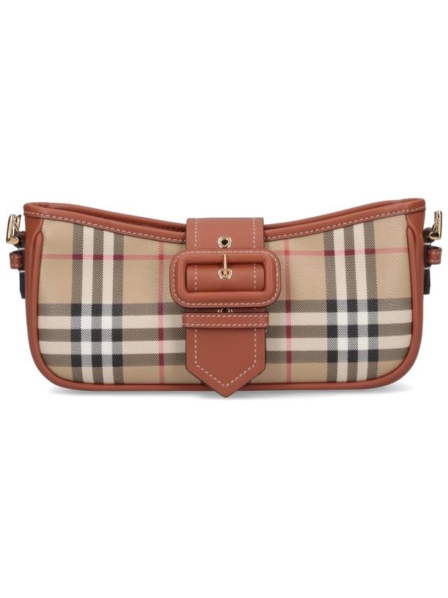 Burberry Check Shoulder Bag Brown