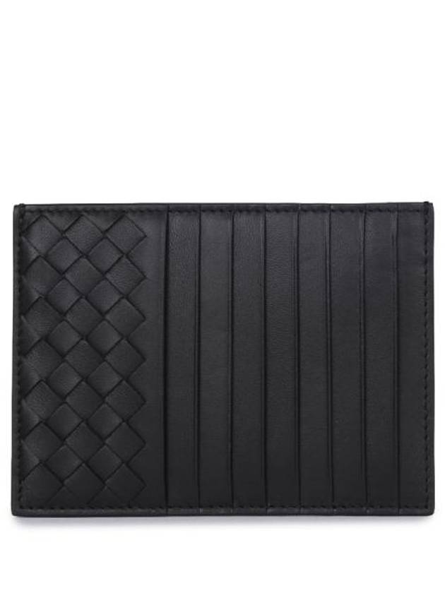 Bottega Veneta Intrecciato Card Wallet Black
