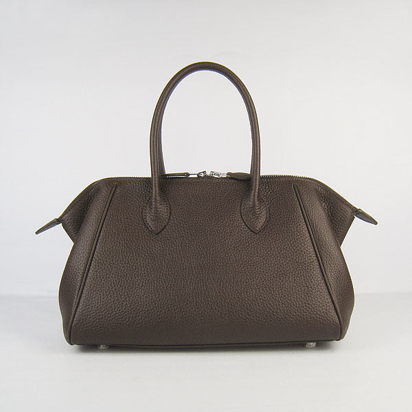 Hermes Paris Bombay Victoria Handbag H2806 dark coffee