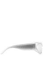 Balenciaga Eyewear Swift Oval Sunglasses Silver