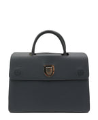 Medium Diorever Tote Pebbled Leather Grey