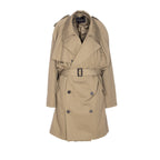 Balenciaga Women Draped Neck Midi Trench