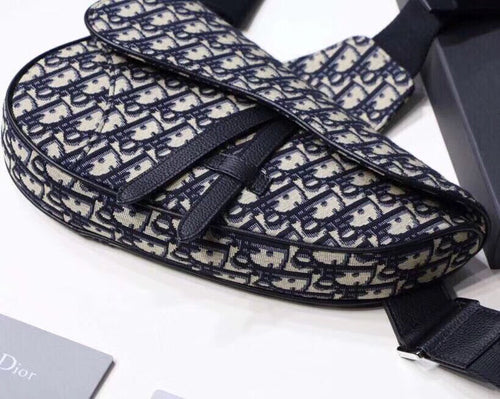 Dior Men's Saddle Belt Bag In Oblique Canvas