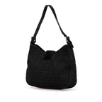 Fendi Nylon Leather Mamma Bucket Handbag 8BR036