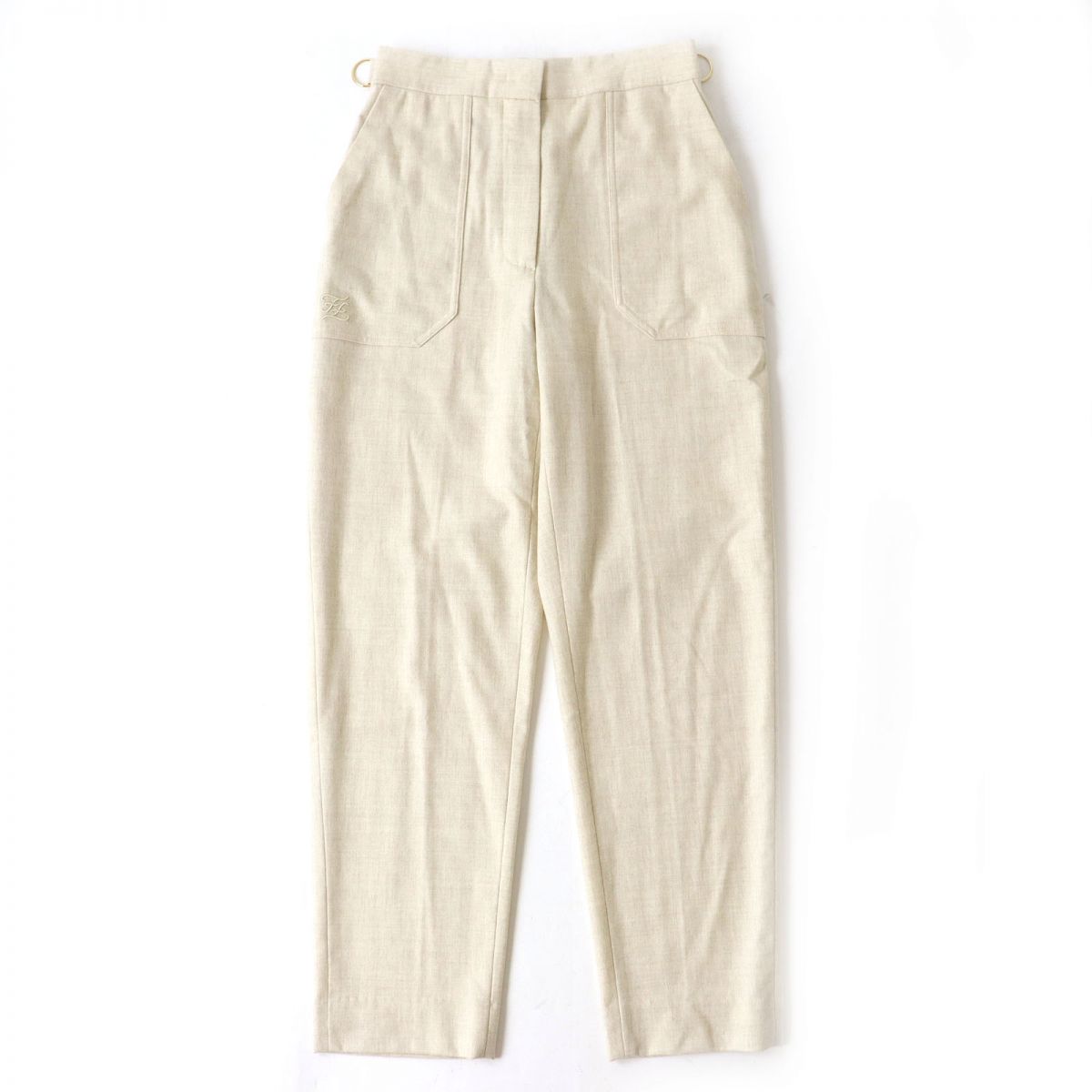 Fendi FF Logo Cashmere Blend Pants FR6223