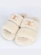 CELINE Logo Shearling Slippers 36 5 235