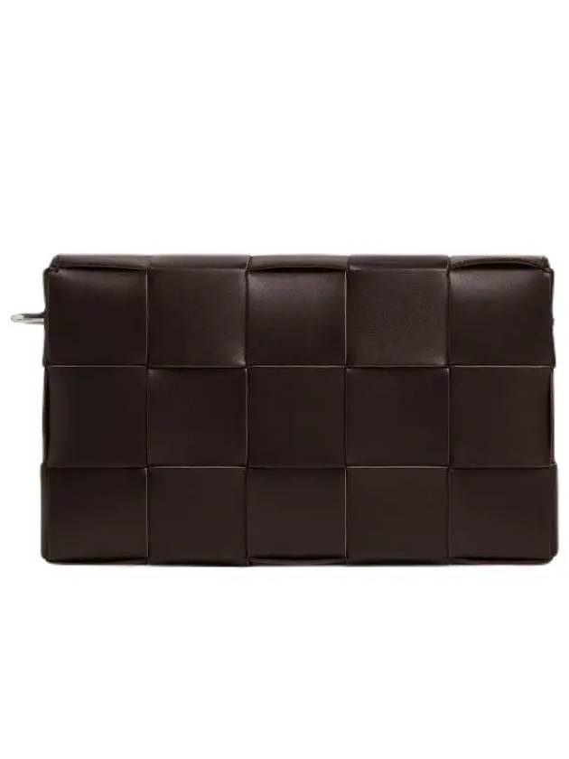 Bottega Veneta Cassette Versatil Strap Cross Bag Brown