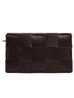 Bottega Veneta Cassette Versatil Strap Cross Bag Brown