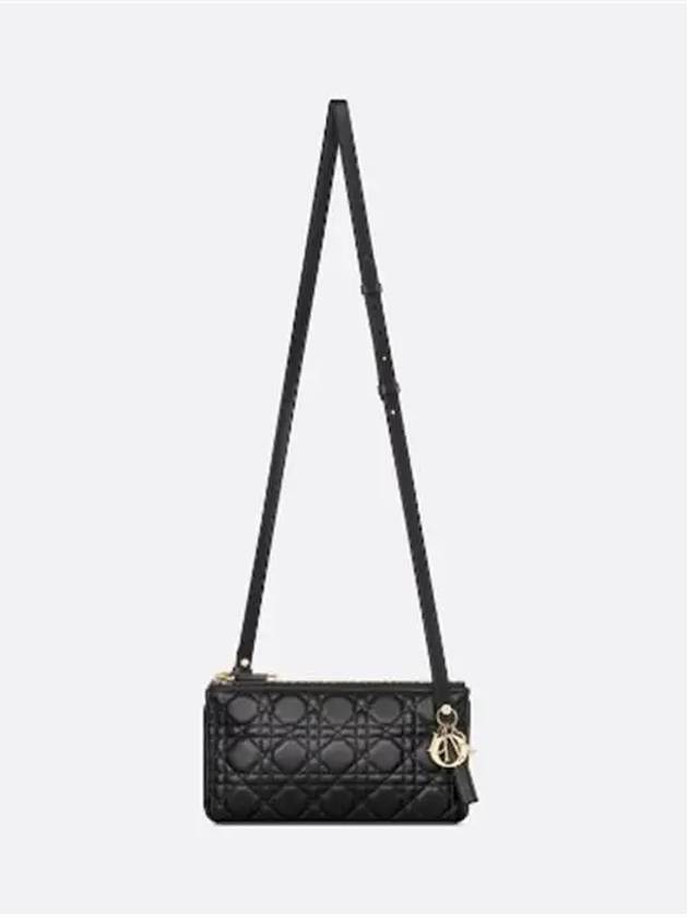 My Dior Duo Cannage Lambskin Mini Shoulder Bag Black Dior