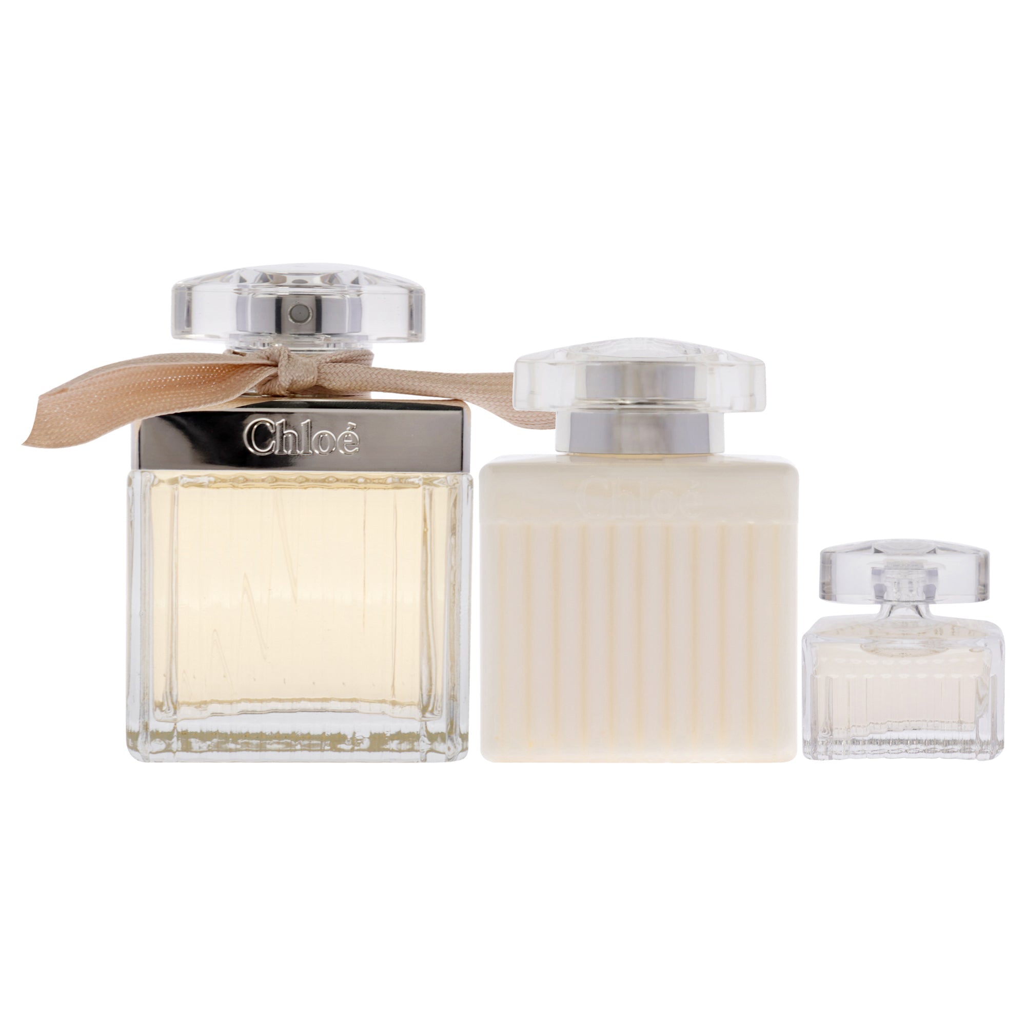 Chloe by Chloe for Women - 3 Pc Gift Set 2.5oz EDP Spray, 0.16oz EDP Splash (Mini), 3.4oz Body Lotion