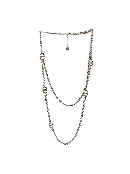 CD Navy Necklace Gold Dior