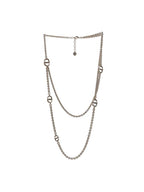 CD Navy Necklace Gold Dior