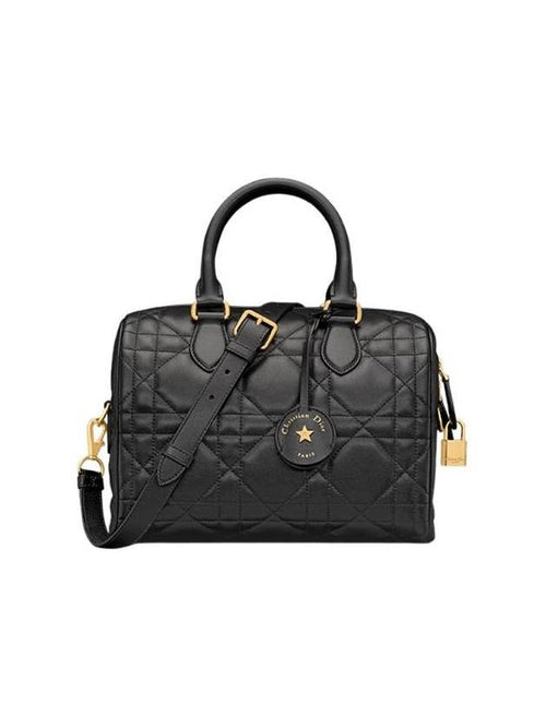 Groove 25 Bag Black Macrocannage Calfskin M1365UBOL M900 Dior