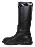 Women's The Racer Calfskin Long Boots Black Dior
