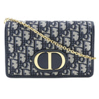 Dior 30 Montaigne  Canvas Shoulder Bag (Pre-Owned)