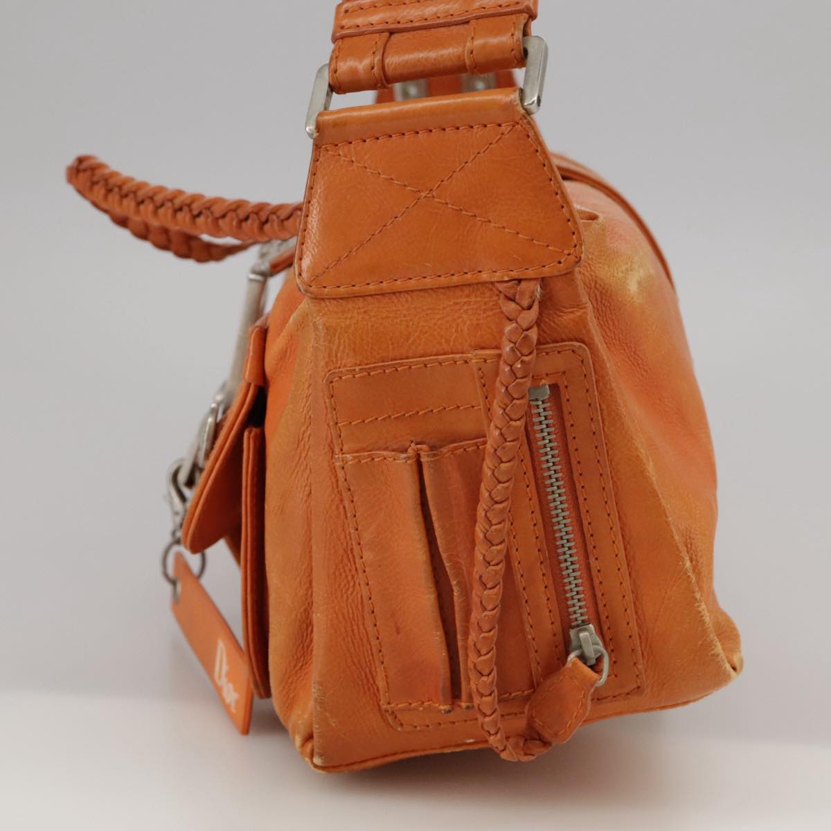 Dior F  Leather Shoulder Bag (Pre-Owned)