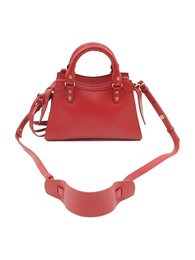 Balenciaga Red Calfskin Neo Classic Top Handle Mini City 2WAY 638524