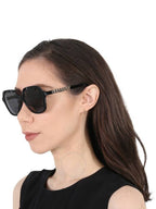 Burberry Burberry Joni Dark Grey Square Ladies Sunglasses BE4389F 300187 55