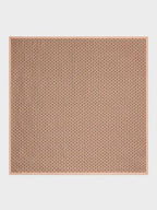 CELINE Triomphe Chain Silk Twill Scarf Beige