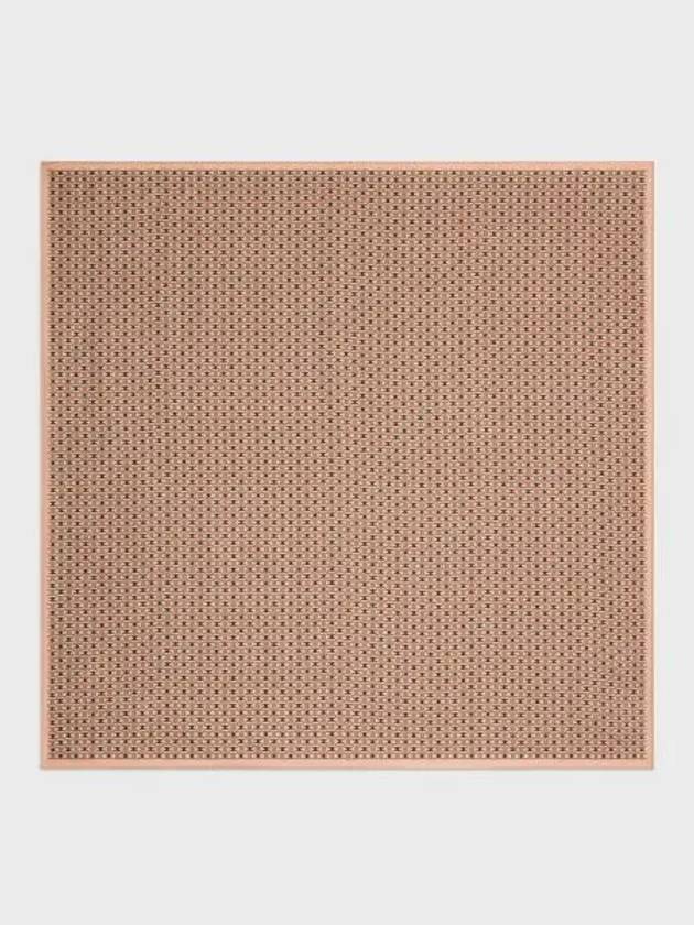 CELINE Triomphe Chain Silk Twill Scarf Beige