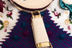 Fendi Ivory & Multicolor Limited Edition Embroidered Spy Hobo