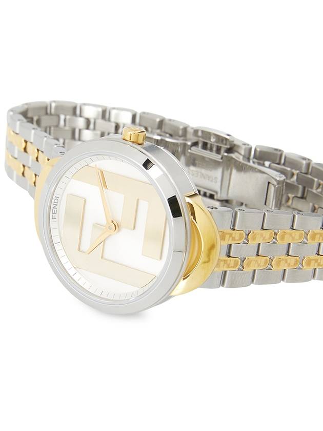 Fendi Forever Fendi Round 30mm Stainless Steel Watch Gold