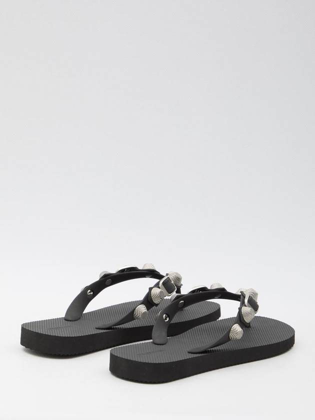 Balenciaga Cagole Thong Sandal Black