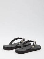 Balenciaga Cagole Thong Sandal Black